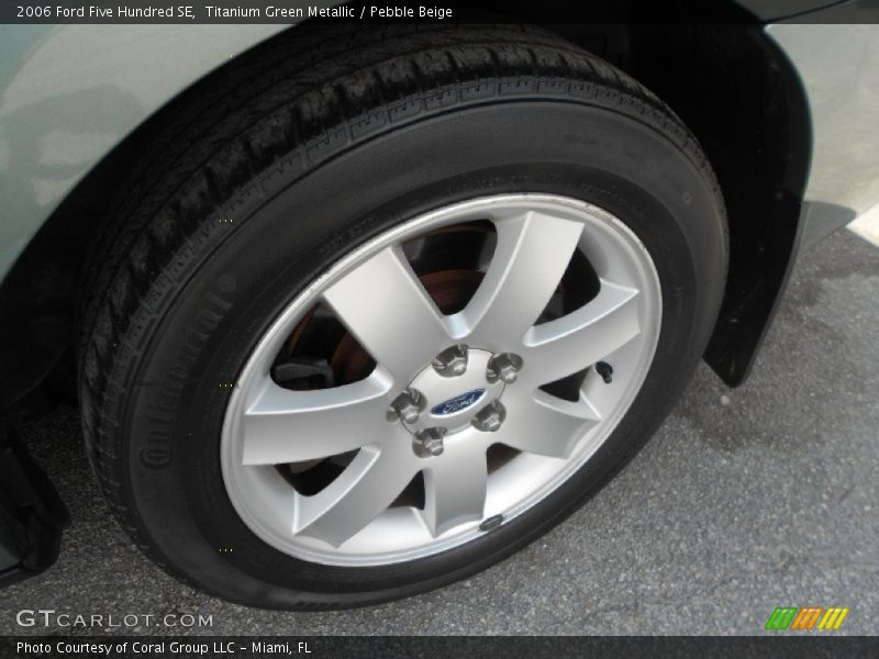 Titanium Green Metallic / Pebble Beige 2006 Ford Five Hundred SE