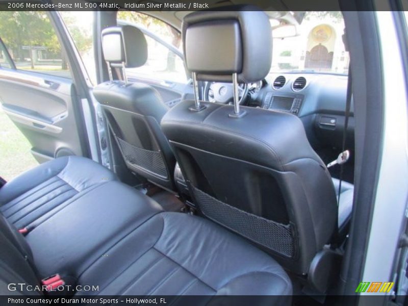 Iridium Silver Metallic / Black 2006 Mercedes-Benz ML 500 4Matic