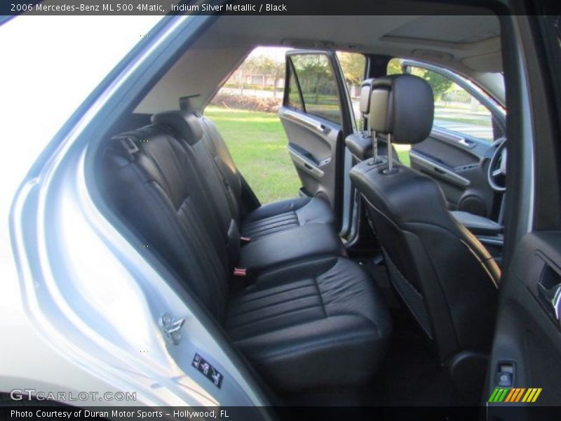 Iridium Silver Metallic / Black 2006 Mercedes-Benz ML 500 4Matic