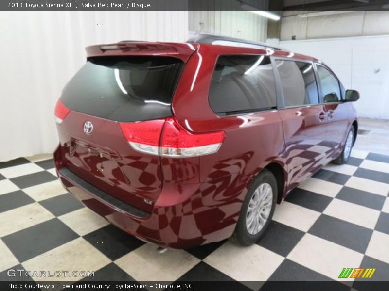 Salsa Red Pearl / Bisque 2013 Toyota Sienna XLE