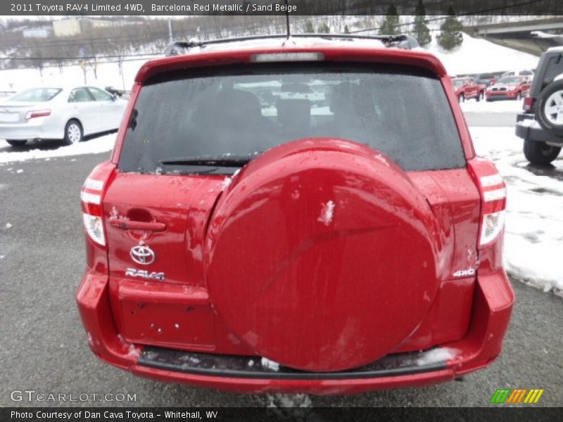Barcelona Red Metallic / Sand Beige 2011 Toyota RAV4 Limited 4WD