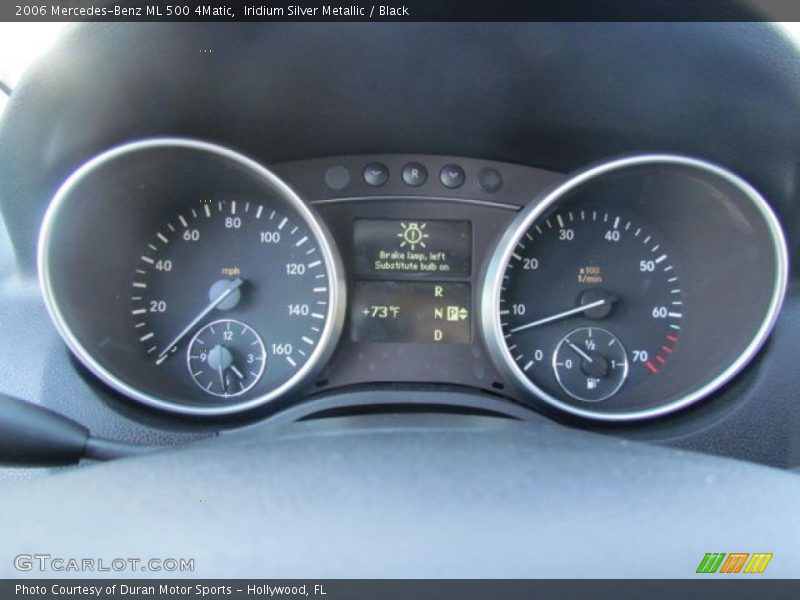 Iridium Silver Metallic / Black 2006 Mercedes-Benz ML 500 4Matic