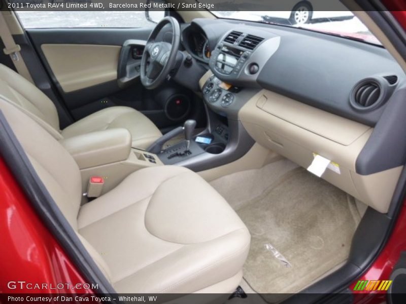 Barcelona Red Metallic / Sand Beige 2011 Toyota RAV4 Limited 4WD