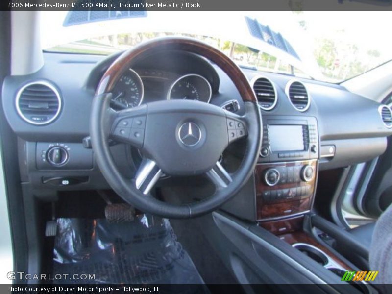 Iridium Silver Metallic / Black 2006 Mercedes-Benz ML 500 4Matic