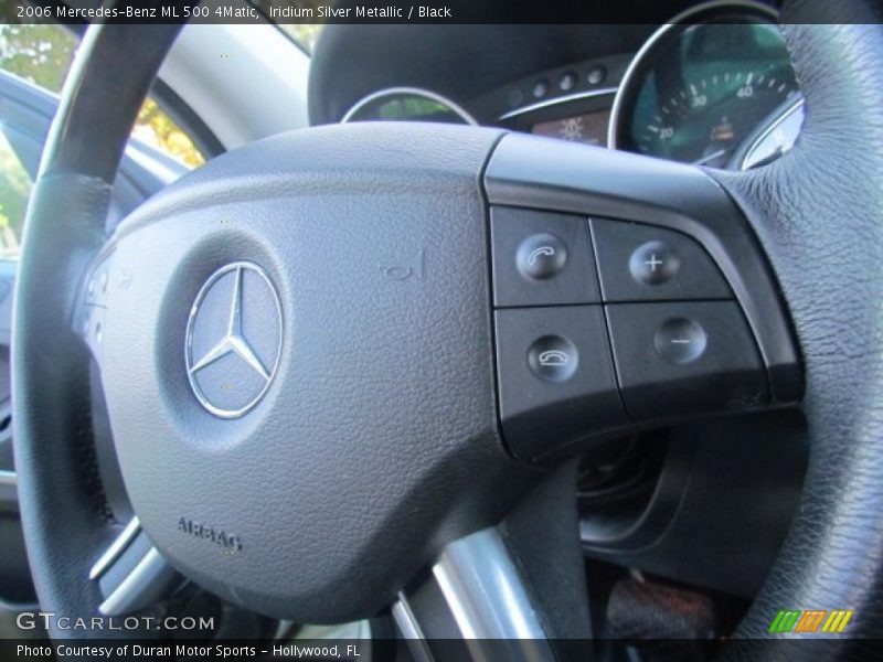 Iridium Silver Metallic / Black 2006 Mercedes-Benz ML 500 4Matic