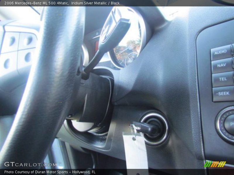 Iridium Silver Metallic / Black 2006 Mercedes-Benz ML 500 4Matic