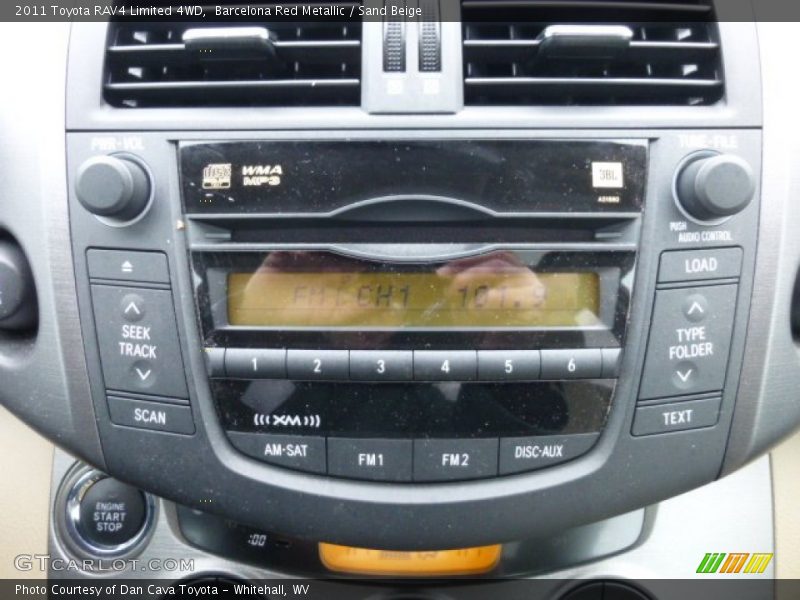 Barcelona Red Metallic / Sand Beige 2011 Toyota RAV4 Limited 4WD