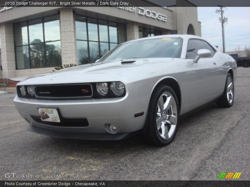 Bright Silver Metallic / Dark Slate Gray 2010 Dodge Challenger R/T