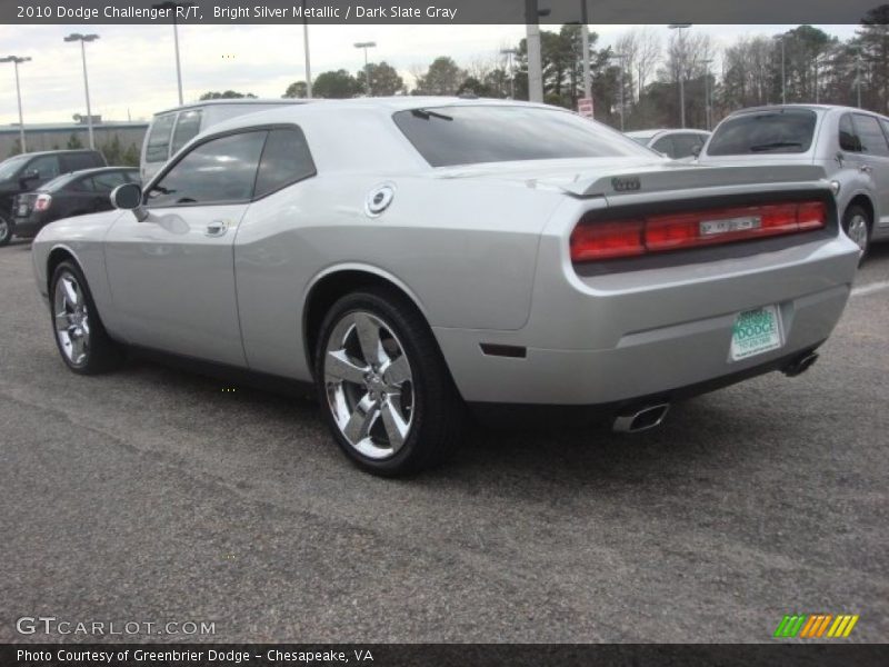 Bright Silver Metallic / Dark Slate Gray 2010 Dodge Challenger R/T