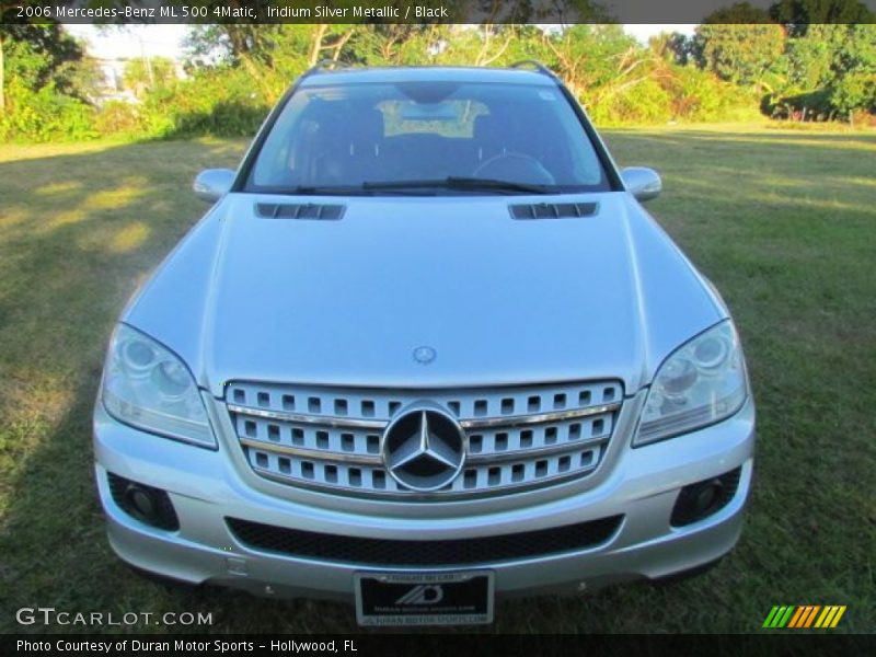 Iridium Silver Metallic / Black 2006 Mercedes-Benz ML 500 4Matic