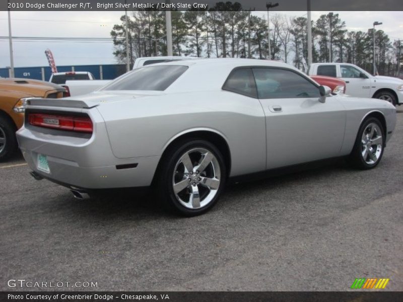 Bright Silver Metallic / Dark Slate Gray 2010 Dodge Challenger R/T