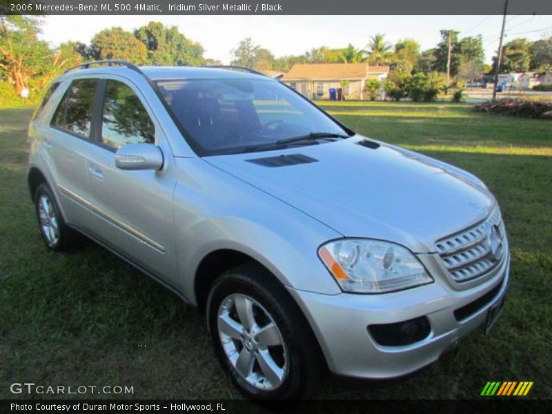 Iridium Silver Metallic / Black 2006 Mercedes-Benz ML 500 4Matic