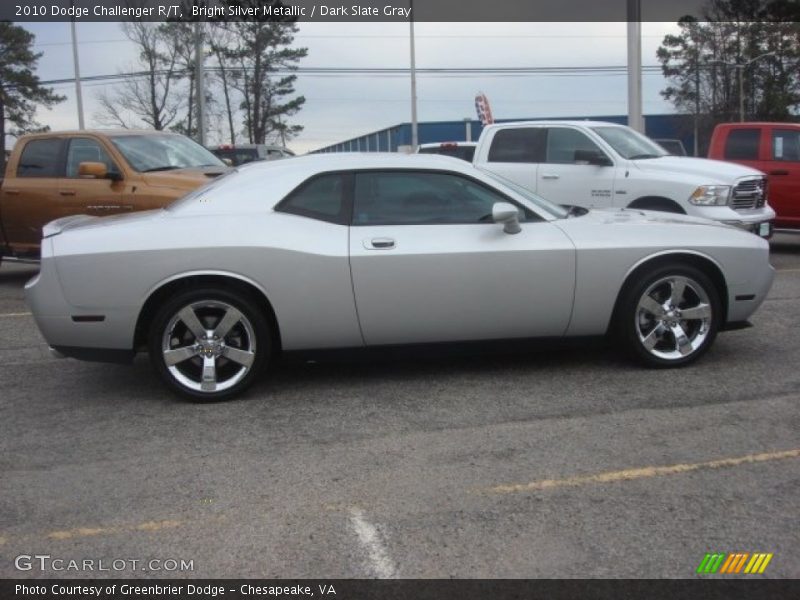 Bright Silver Metallic / Dark Slate Gray 2010 Dodge Challenger R/T