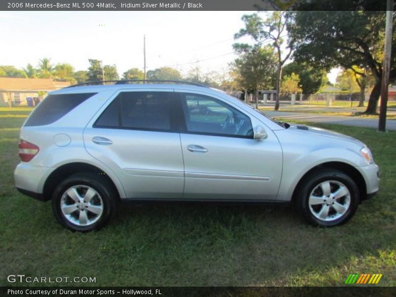 Iridium Silver Metallic / Black 2006 Mercedes-Benz ML 500 4Matic
