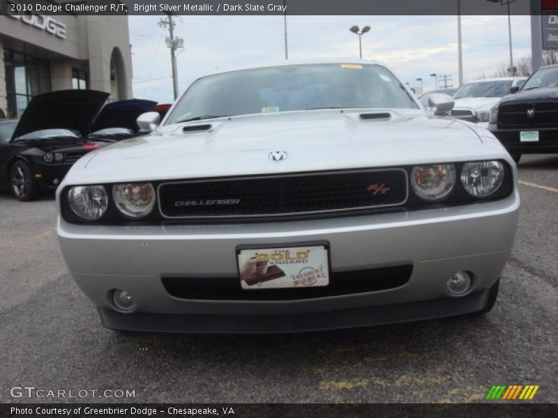 Bright Silver Metallic / Dark Slate Gray 2010 Dodge Challenger R/T