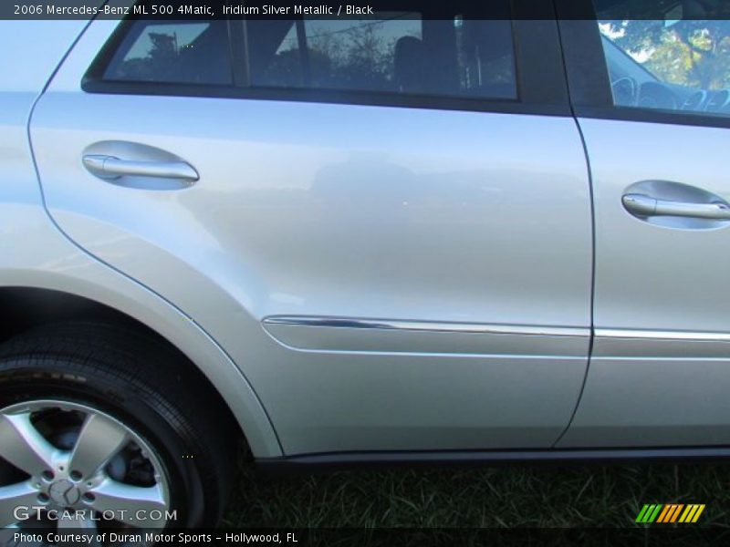 Iridium Silver Metallic / Black 2006 Mercedes-Benz ML 500 4Matic