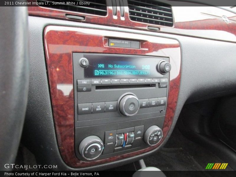 Summit White / Ebony 2011 Chevrolet Impala LT