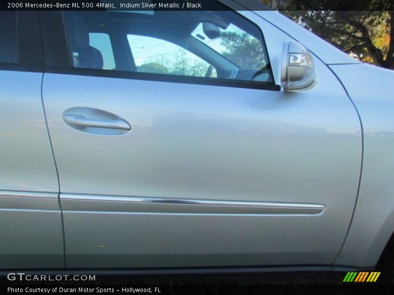 Iridium Silver Metallic / Black 2006 Mercedes-Benz ML 500 4Matic