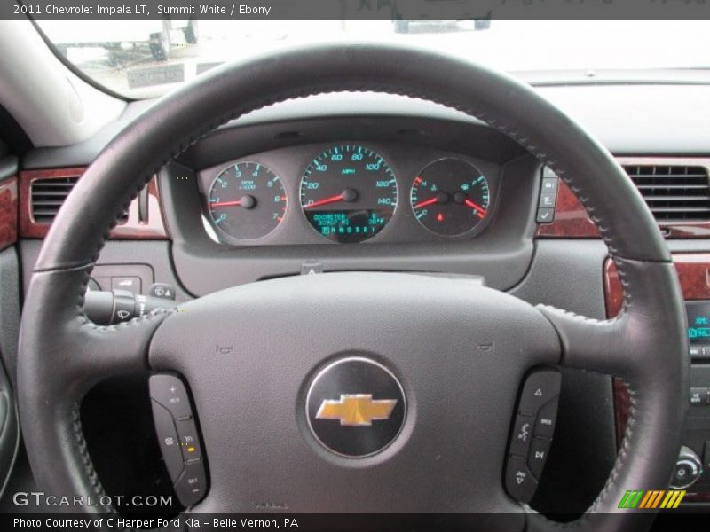 Summit White / Ebony 2011 Chevrolet Impala LT