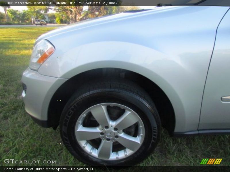 Iridium Silver Metallic / Black 2006 Mercedes-Benz ML 500 4Matic
