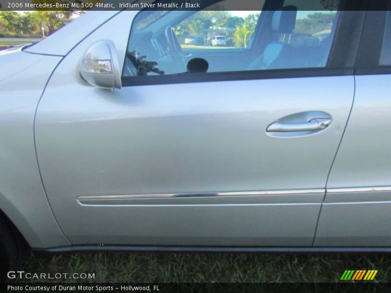 Iridium Silver Metallic / Black 2006 Mercedes-Benz ML 500 4Matic