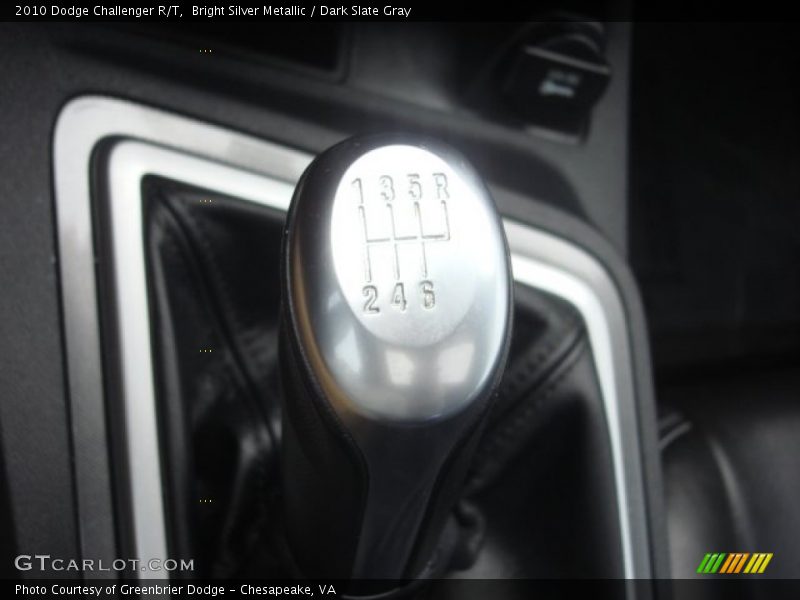 Bright Silver Metallic / Dark Slate Gray 2010 Dodge Challenger R/T