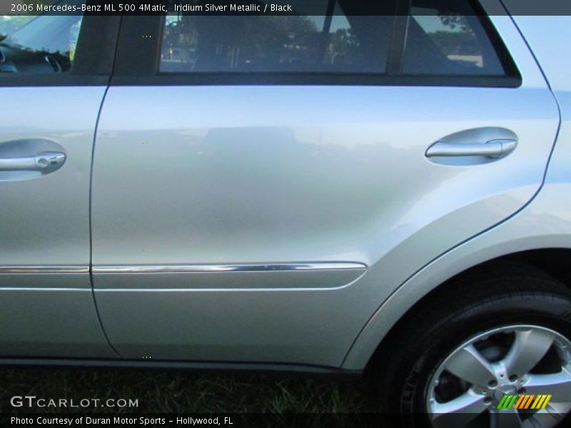 Iridium Silver Metallic / Black 2006 Mercedes-Benz ML 500 4Matic