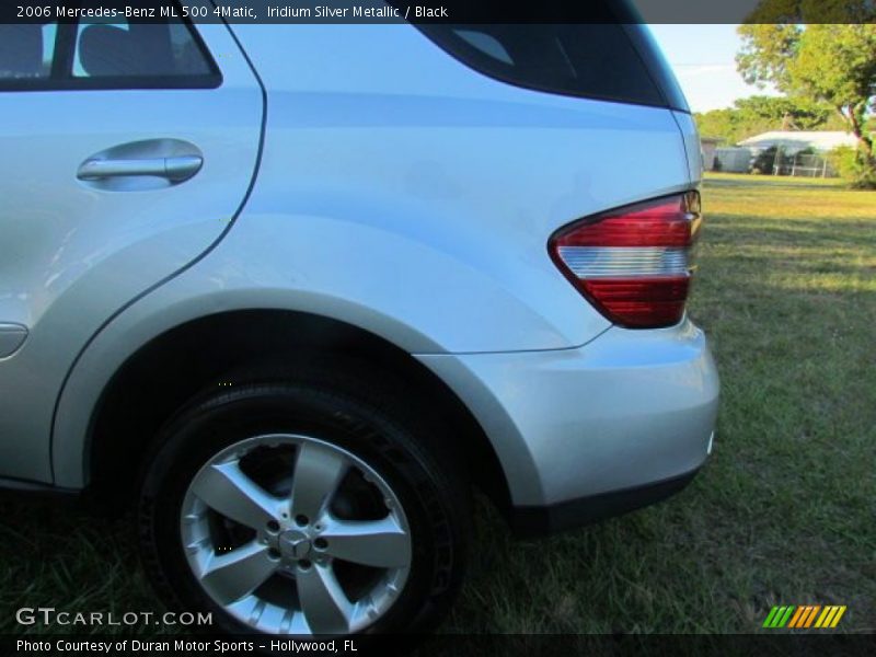 Iridium Silver Metallic / Black 2006 Mercedes-Benz ML 500 4Matic