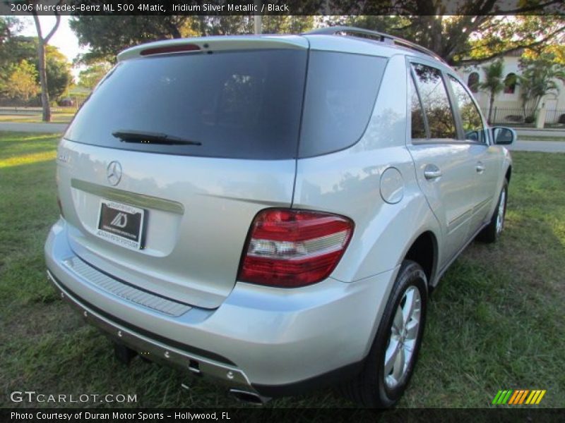 Iridium Silver Metallic / Black 2006 Mercedes-Benz ML 500 4Matic
