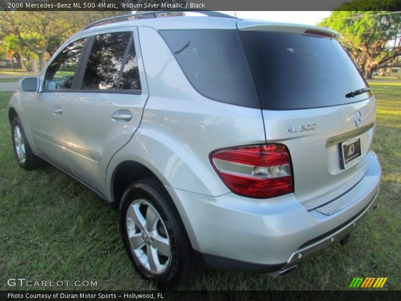 Iridium Silver Metallic / Black 2006 Mercedes-Benz ML 500 4Matic