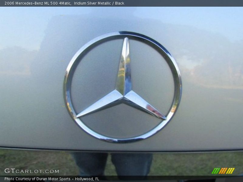 Iridium Silver Metallic / Black 2006 Mercedes-Benz ML 500 4Matic