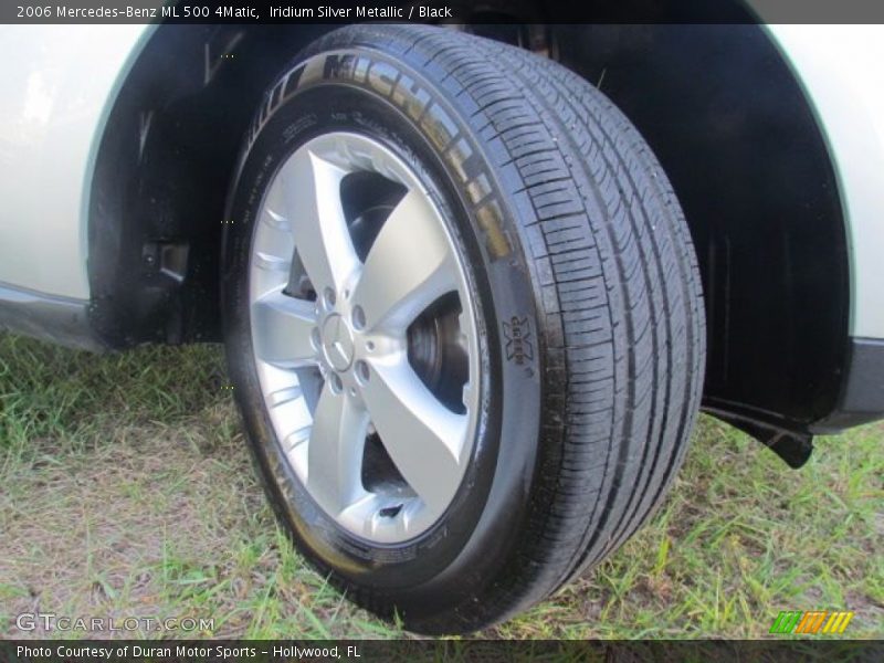 Iridium Silver Metallic / Black 2006 Mercedes-Benz ML 500 4Matic