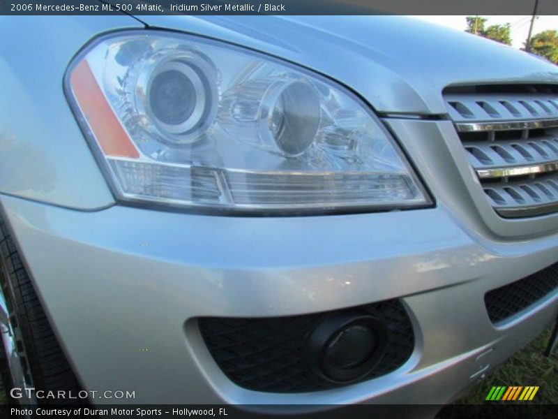 Iridium Silver Metallic / Black 2006 Mercedes-Benz ML 500 4Matic
