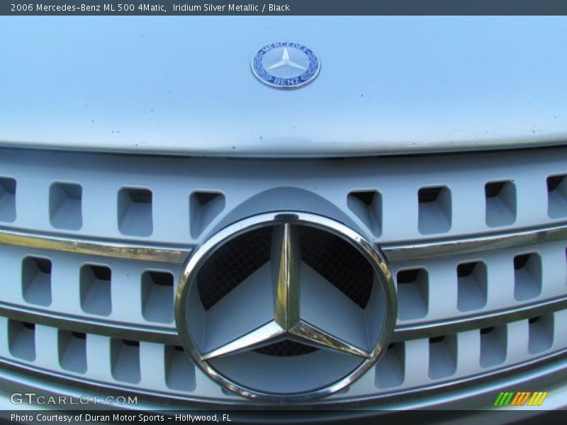 Iridium Silver Metallic / Black 2006 Mercedes-Benz ML 500 4Matic