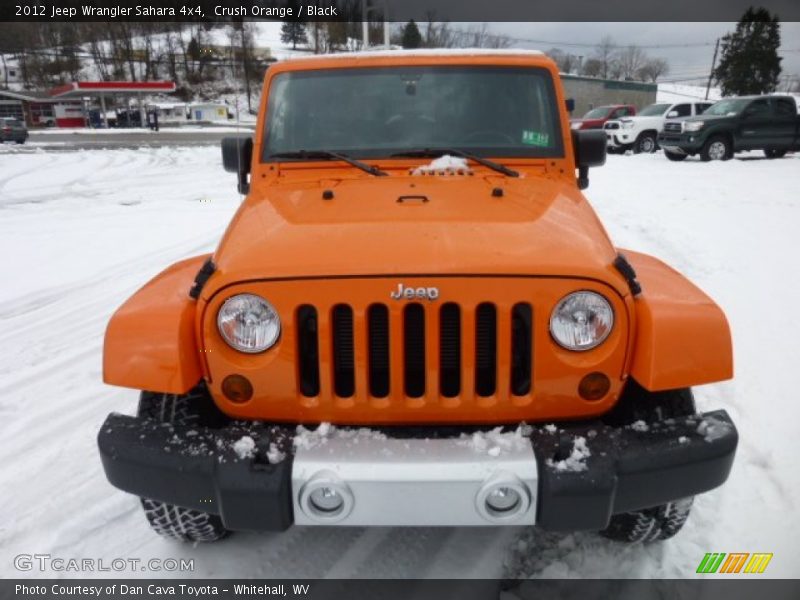 Crush Orange / Black 2012 Jeep Wrangler Sahara 4x4
