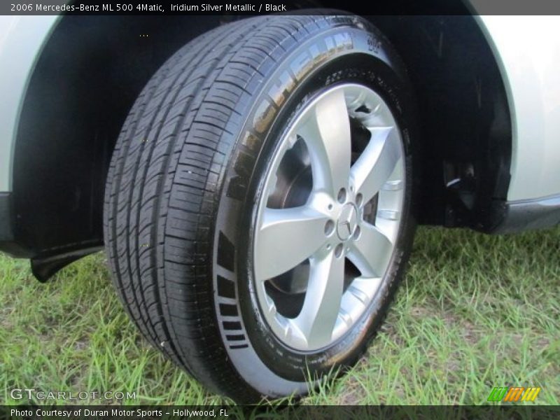 Iridium Silver Metallic / Black 2006 Mercedes-Benz ML 500 4Matic