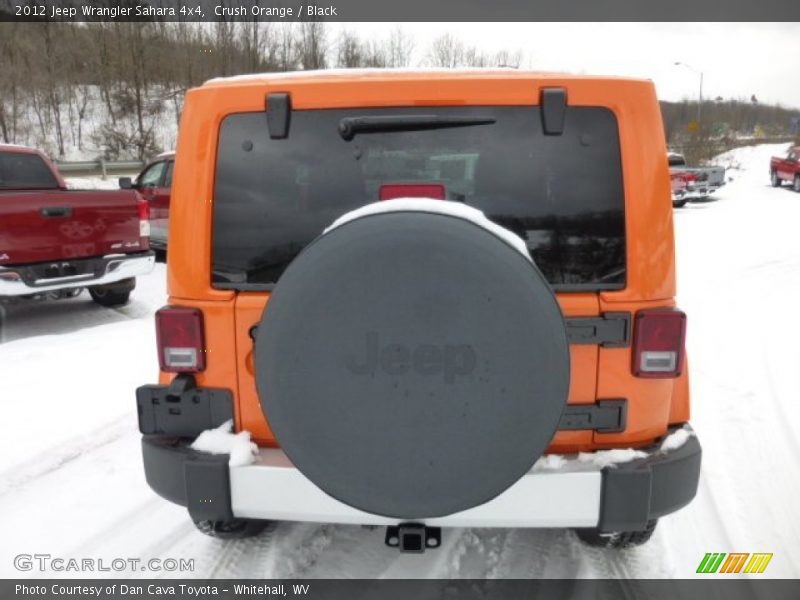 Crush Orange / Black 2012 Jeep Wrangler Sahara 4x4