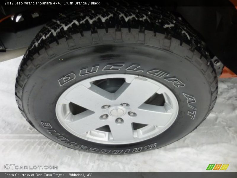 Crush Orange / Black 2012 Jeep Wrangler Sahara 4x4