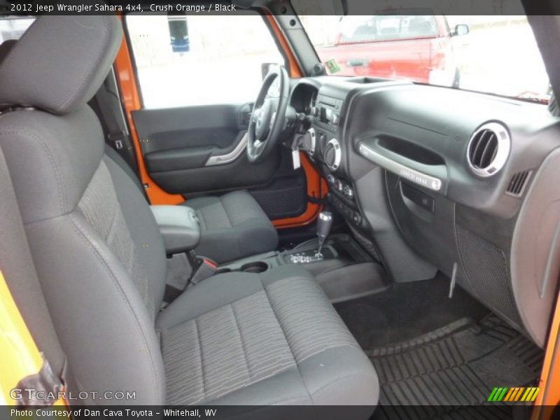  2012 Wrangler Sahara 4x4 Black Interior