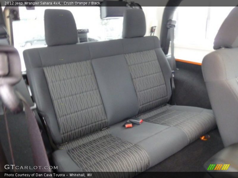 Rear Seat of 2012 Wrangler Sahara 4x4