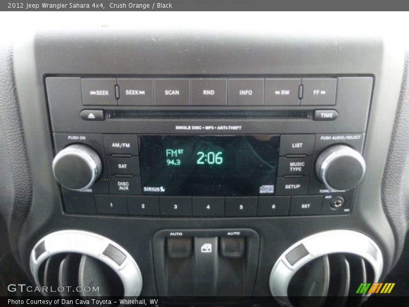 Audio System of 2012 Wrangler Sahara 4x4