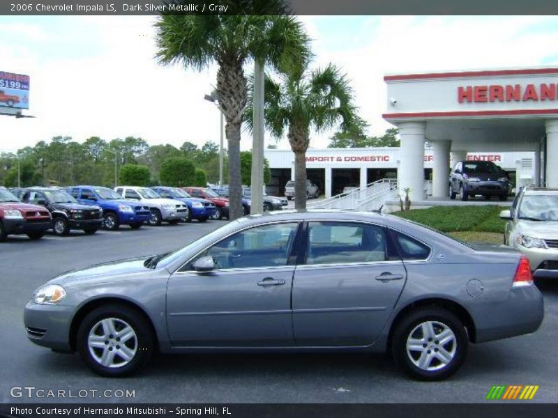 Dark Silver Metallic / Gray 2006 Chevrolet Impala LS