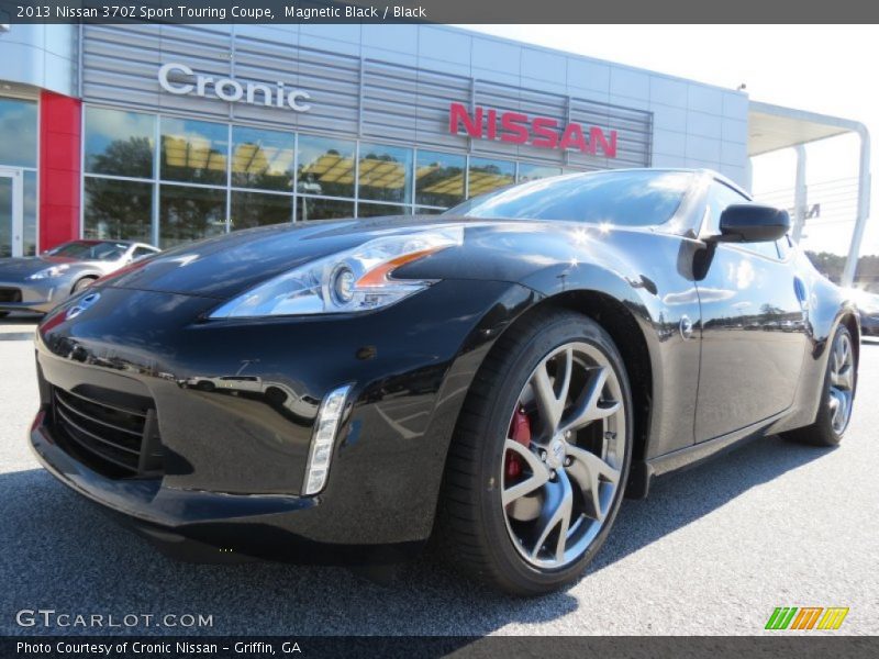 Magnetic Black / Black 2013 Nissan 370Z Sport Touring Coupe
