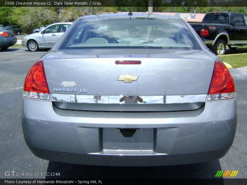 Dark Silver Metallic / Gray 2006 Chevrolet Impala LS