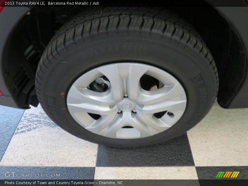 Barcelona Red Metallic / Ash 2013 Toyota RAV4 LE