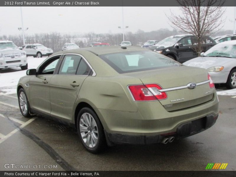 Ginger Ale / Charcoal Black 2012 Ford Taurus Limited