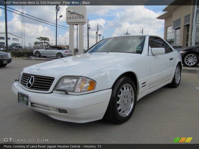 Polar White / Black 1997 Mercedes-Benz SL 500 Roadster