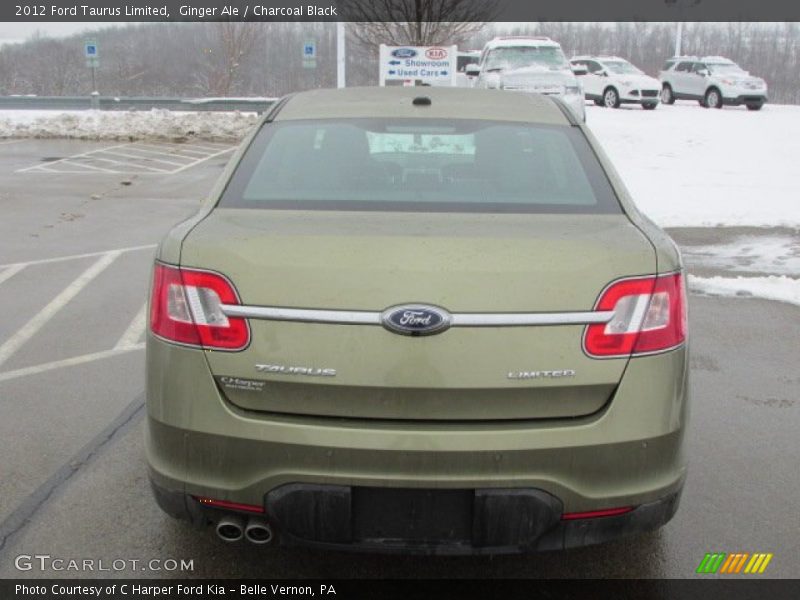 Ginger Ale / Charcoal Black 2012 Ford Taurus Limited