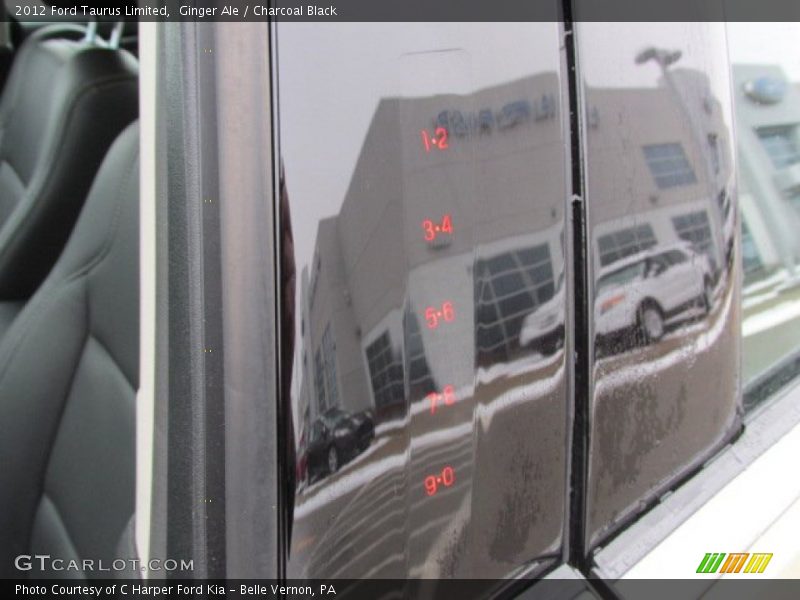 Ginger Ale / Charcoal Black 2012 Ford Taurus Limited