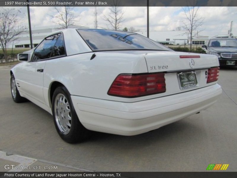 Polar White / Black 1997 Mercedes-Benz SL 500 Roadster